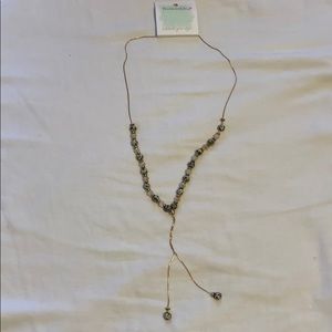 Adjustable gold necklace